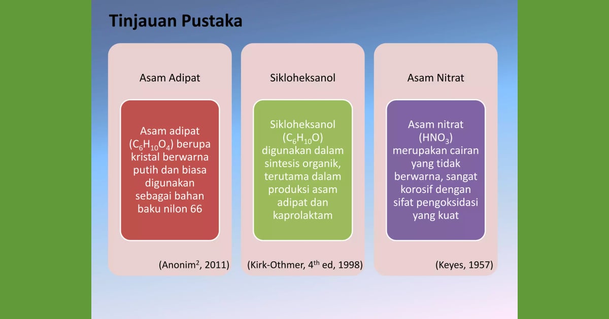 Asam Adipat - Prarancangan pabrik asam