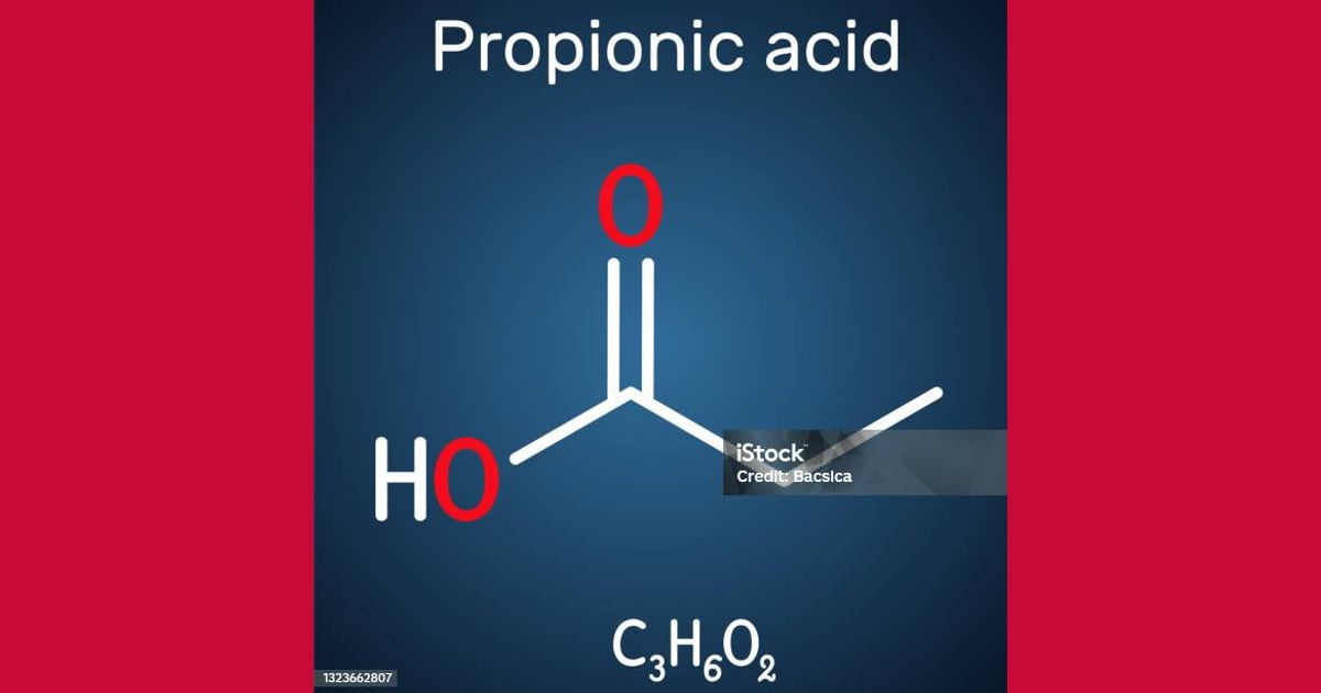Asam Propionat - Asam Propanoat Molekul