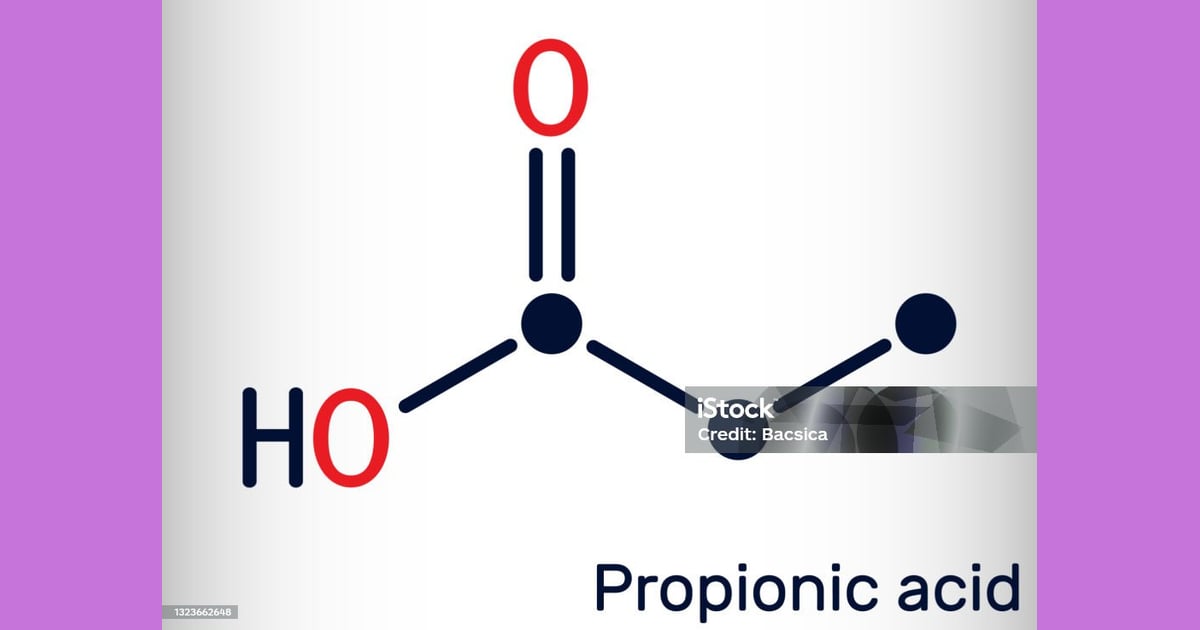 Asam Propionat - Asam Propanoat Molekul