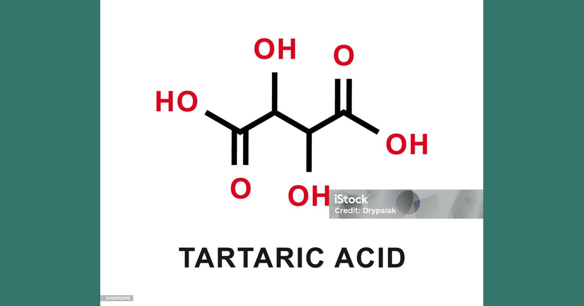 Asam Tartrat - Formula Kimia Asam