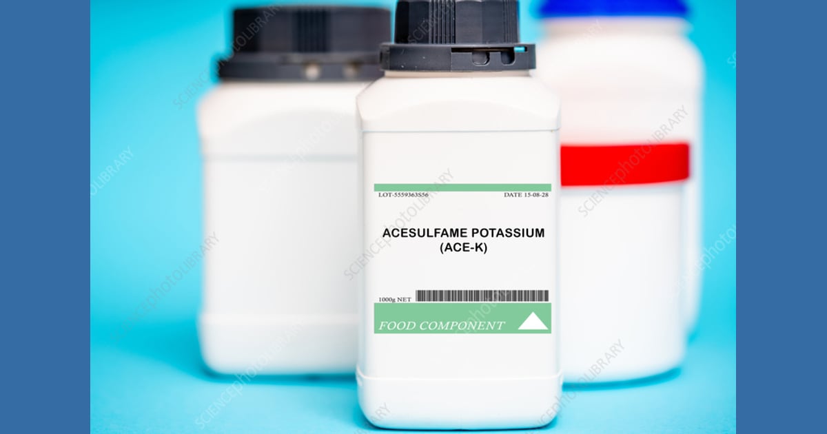 Asesulfam Kalium - Container of acesulfame