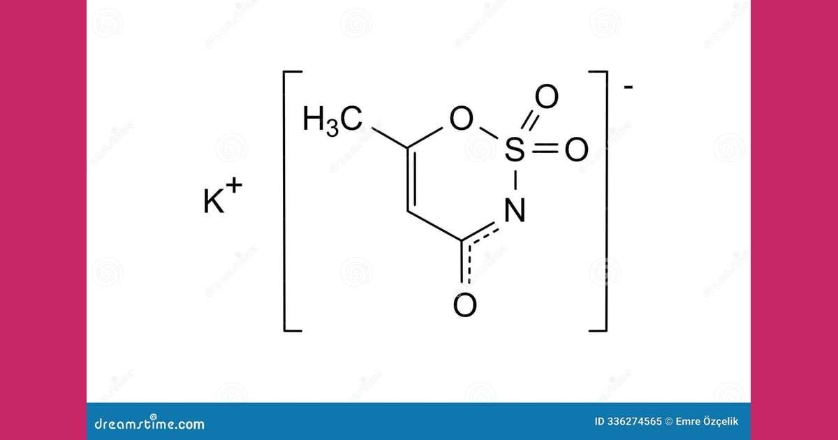 Asesulfam Kalium - Chemical Structure of
