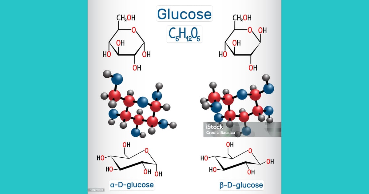 Glukosa - Glukosa Molekul Gula