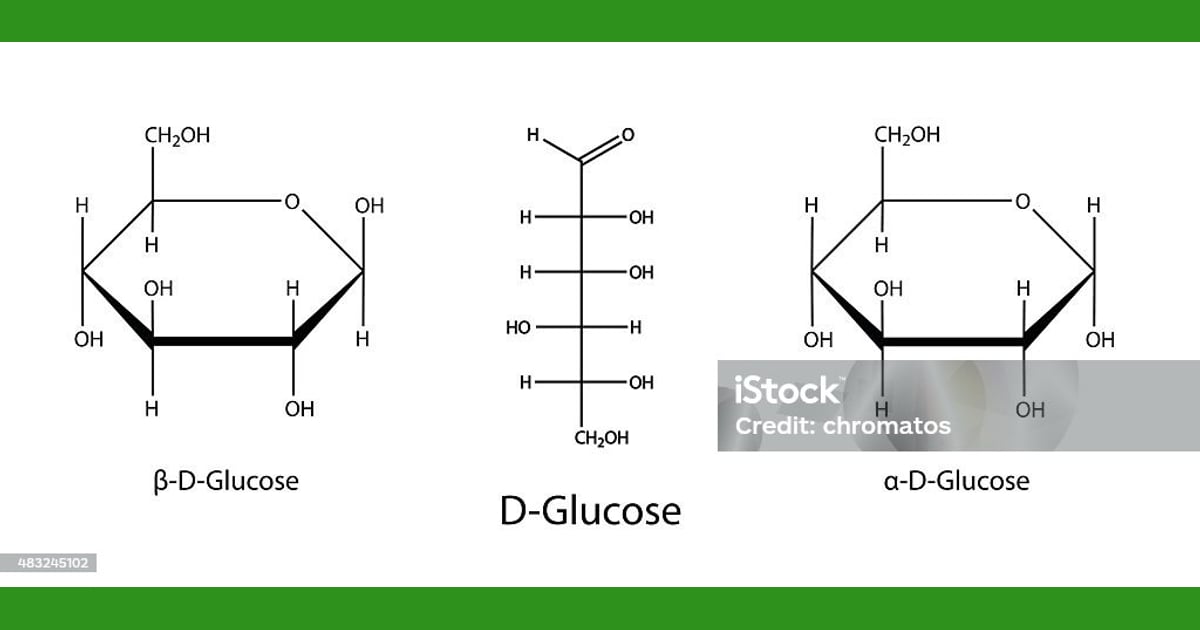 Glukosa - Formula Kimia Struktural