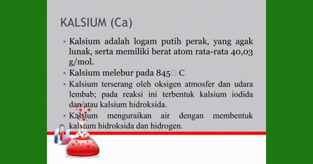 Kalium Karbonat - Penetapan Kadar Kalsium