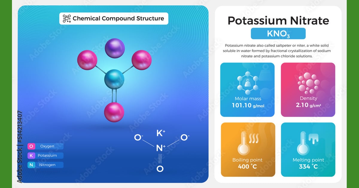 Kalium Nitrat - Potassium Nitrate Properties