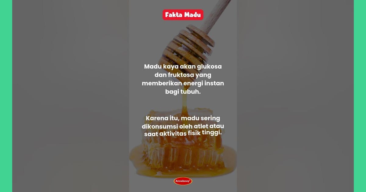 Madu (Fruktosa-Glukosa) - Fakta Madu: Madu