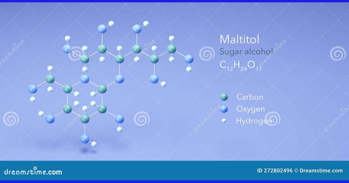 Maltitol - Maltitol Molecule, Molecular