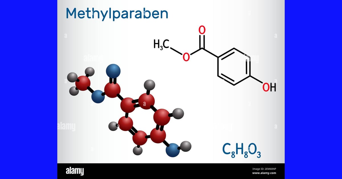 Metil Paraben - Methylparaben Structure