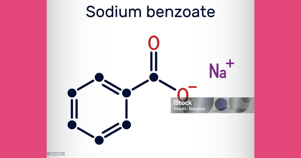 Natrium Benzoat - Molekul Natrium Benzoat