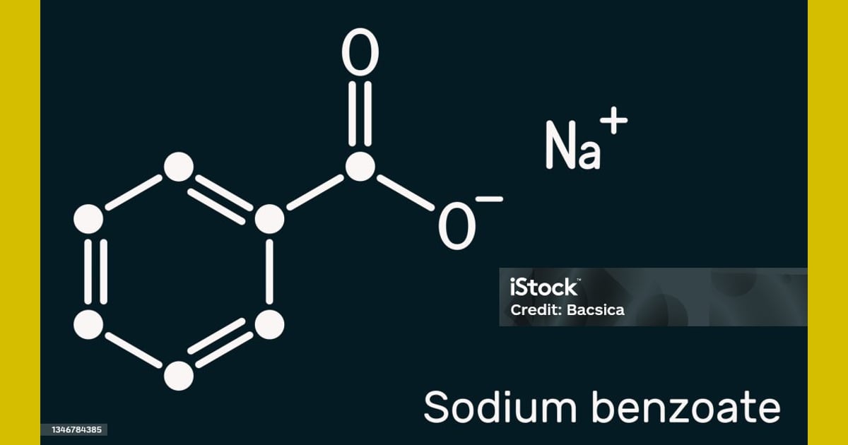 Natrium Benzoat - Molekul Natrium Benzoat
