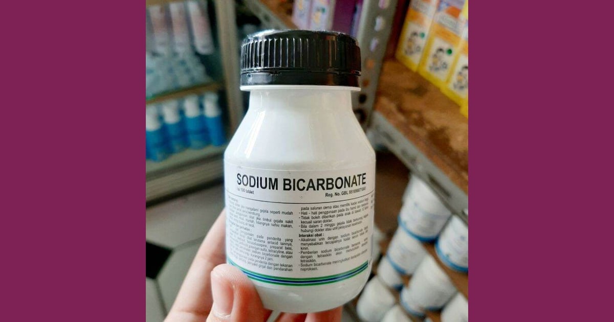 Natrium Bikarbonat - [100 TABLET] SODIUM