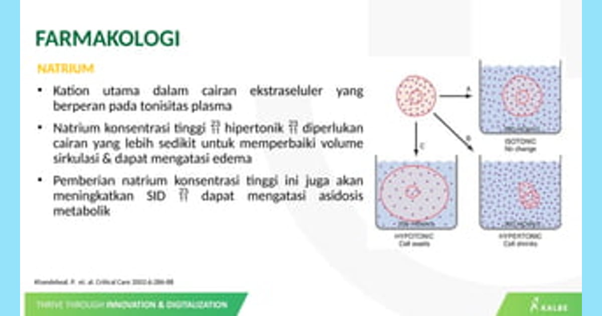 Natrium Laktat - Totilac Larutan Hipertonik