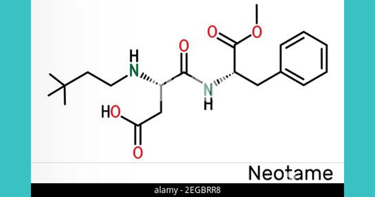 Neotam - Neotame, chemical formula