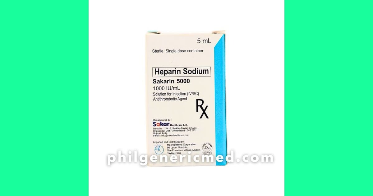 Sakarin - Heparin Sodium SAKARIN