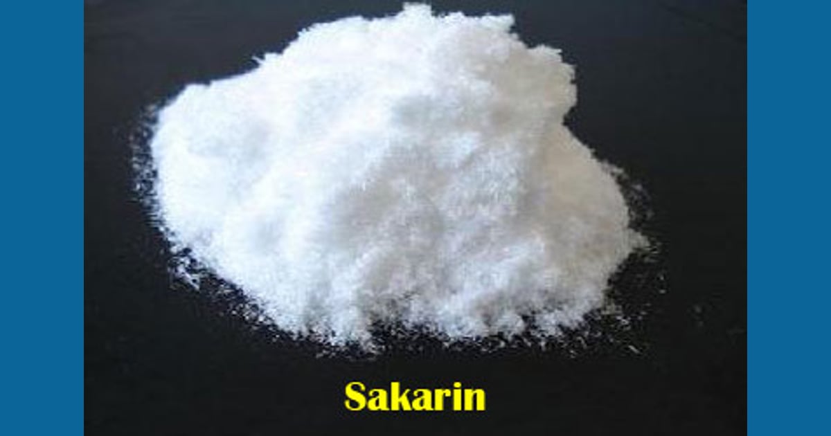 Sakarin - Sakarin Nedir ve