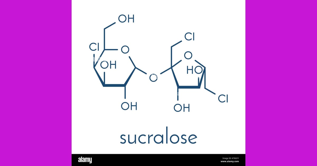 Sukralosa - Sucralose Structure