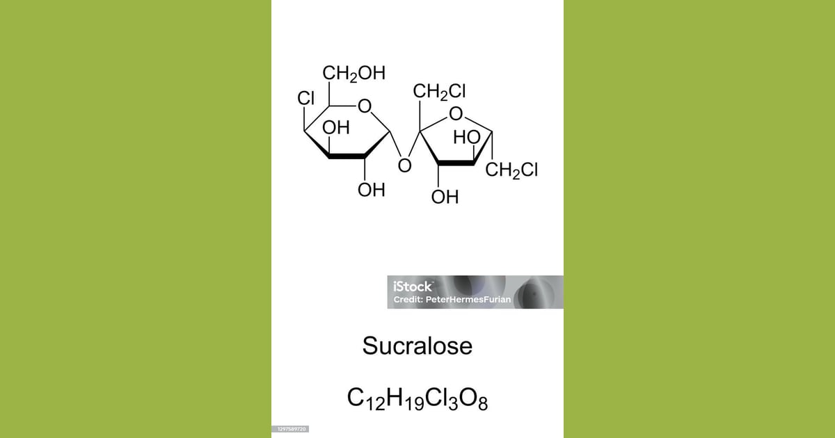 Sukralosa - Sucralose Chemical Formula