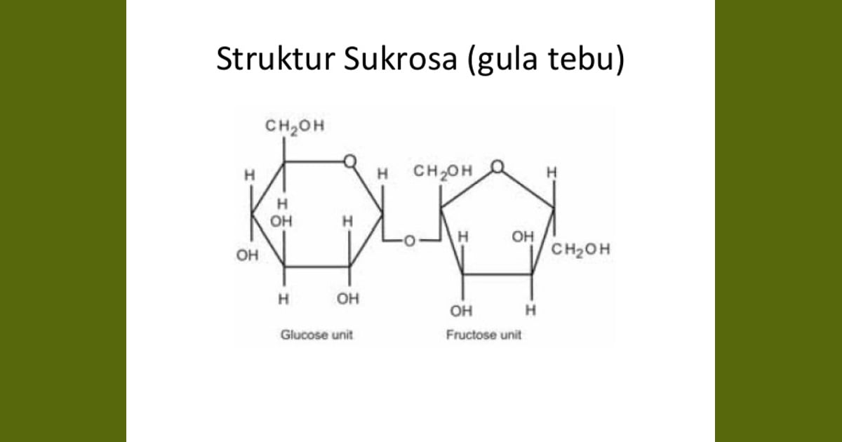 Sukrosa - Inilah Perbedaan Glukosa,