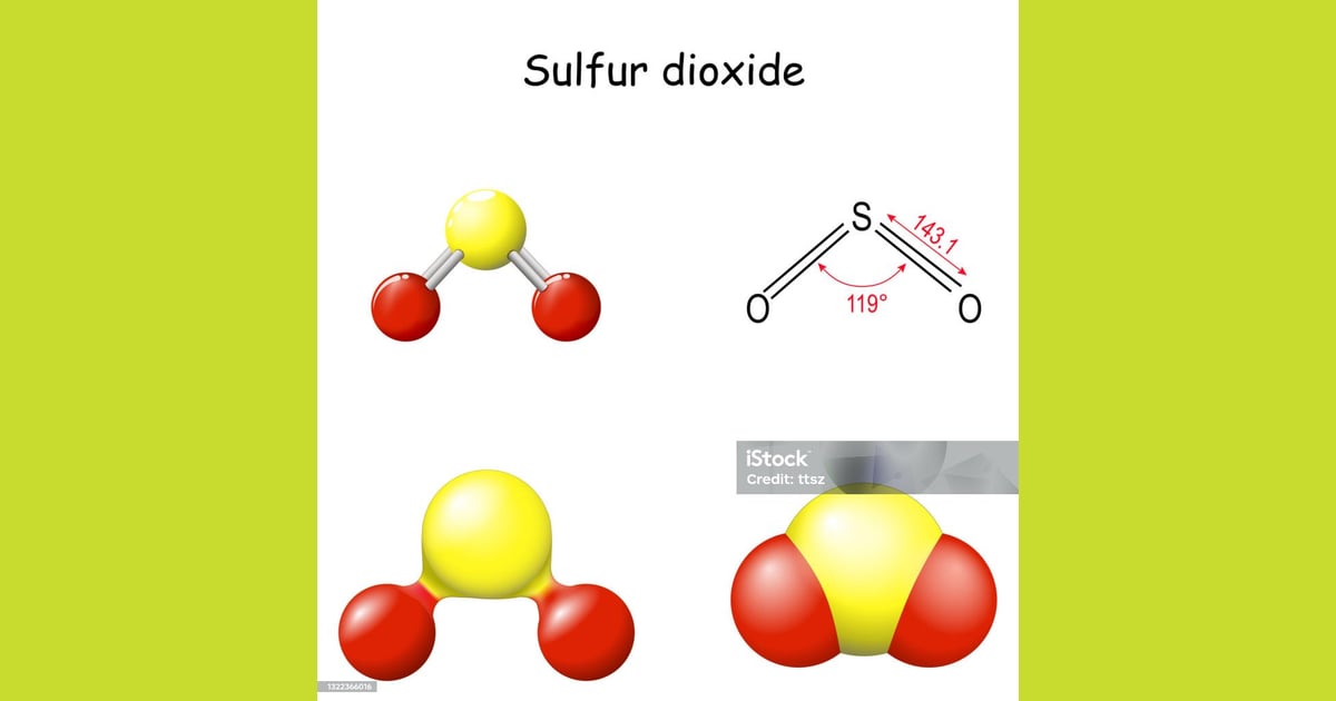Sulfur Dioksida - Molekul Sulfur Dioksida