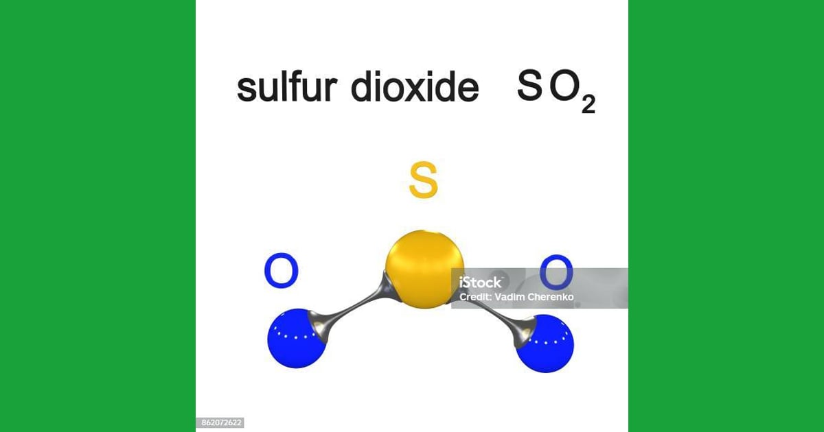 Sulfur Dioksida - Molekul Sulfur Dioksida
