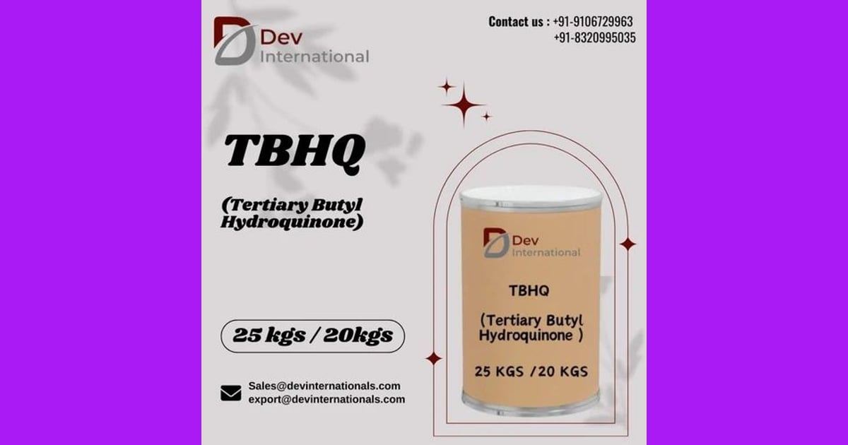 TBHQ (Tersier Butil Hidrokuinon) - Tertiary Butyl Hydroquinone
