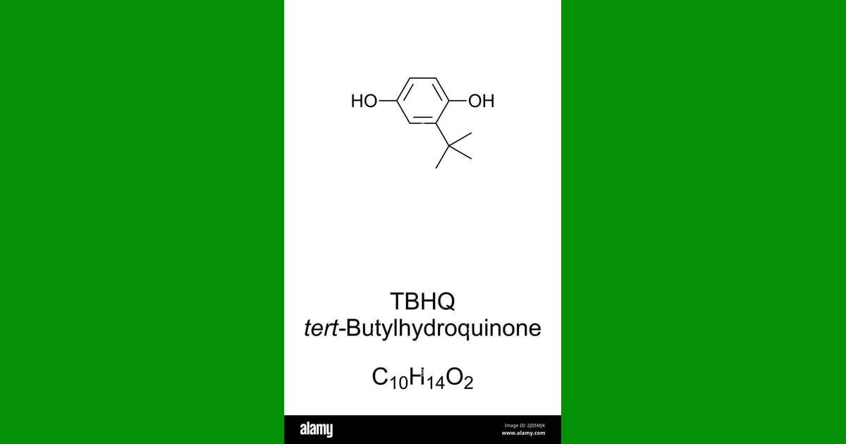 TBHQ (Tersier Butil Hidrokuinon) - Tbhq preservative molecule