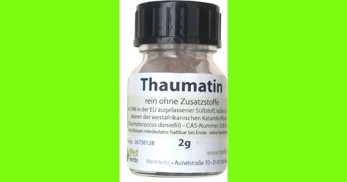 Thaumatin - Thaumatin – Natürlicher