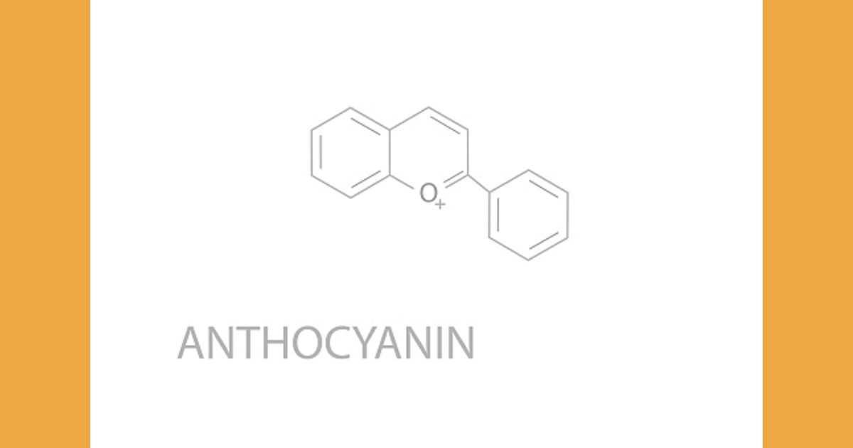 Antosianin - Rumus Kimia Kerangka