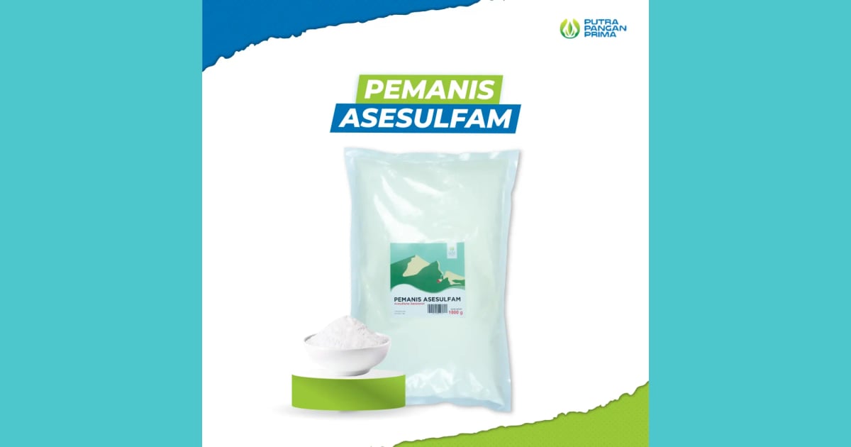 Asesulfam kalium - Mengenal Pemanis Buatan: