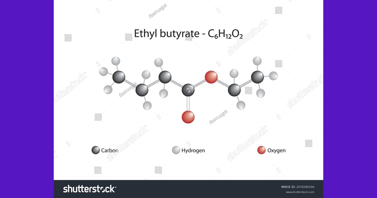 Etil butirat - Molecular Formula Ethyl