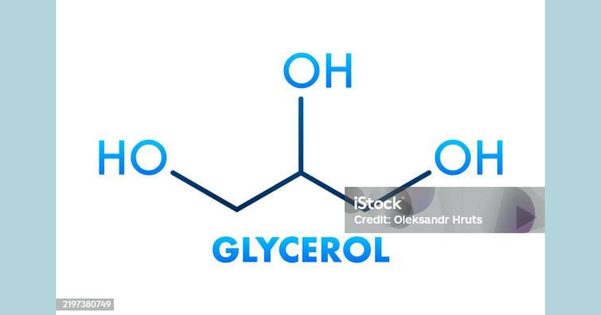 Gliserol (Gliserin) - Struktur Molekul Gliserol