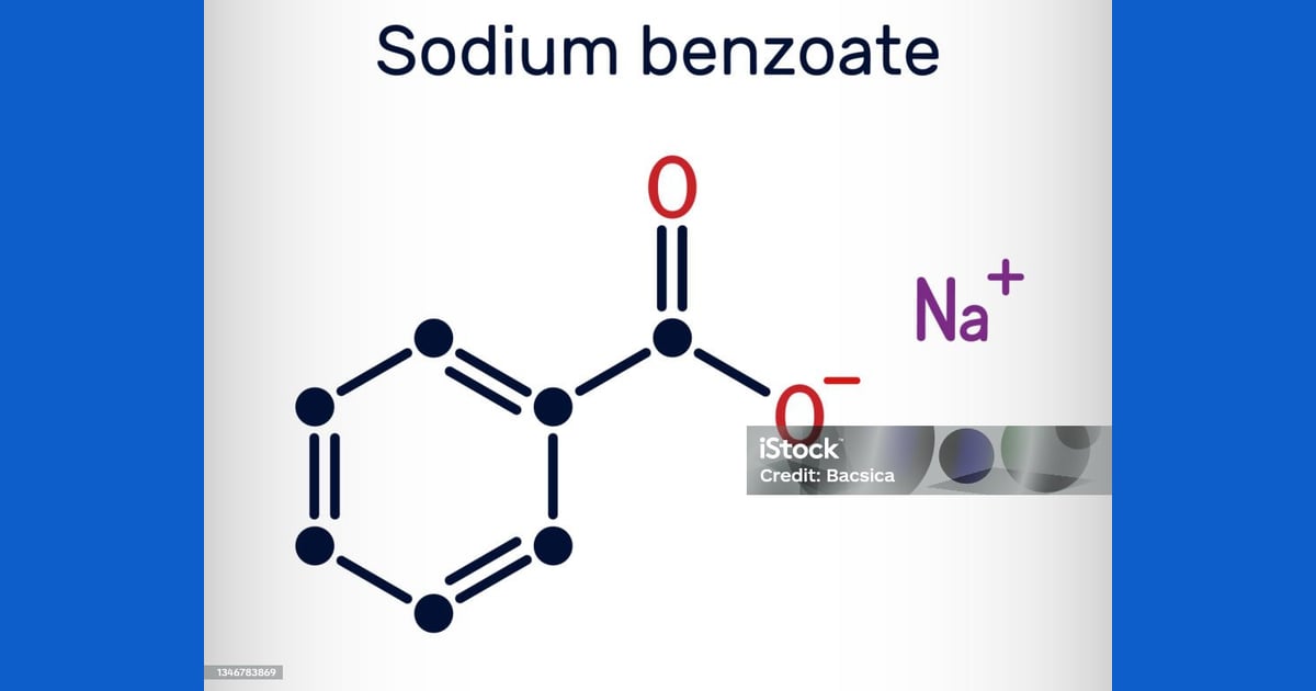 Natrium benzoat - Molekul Natrium Benzoat