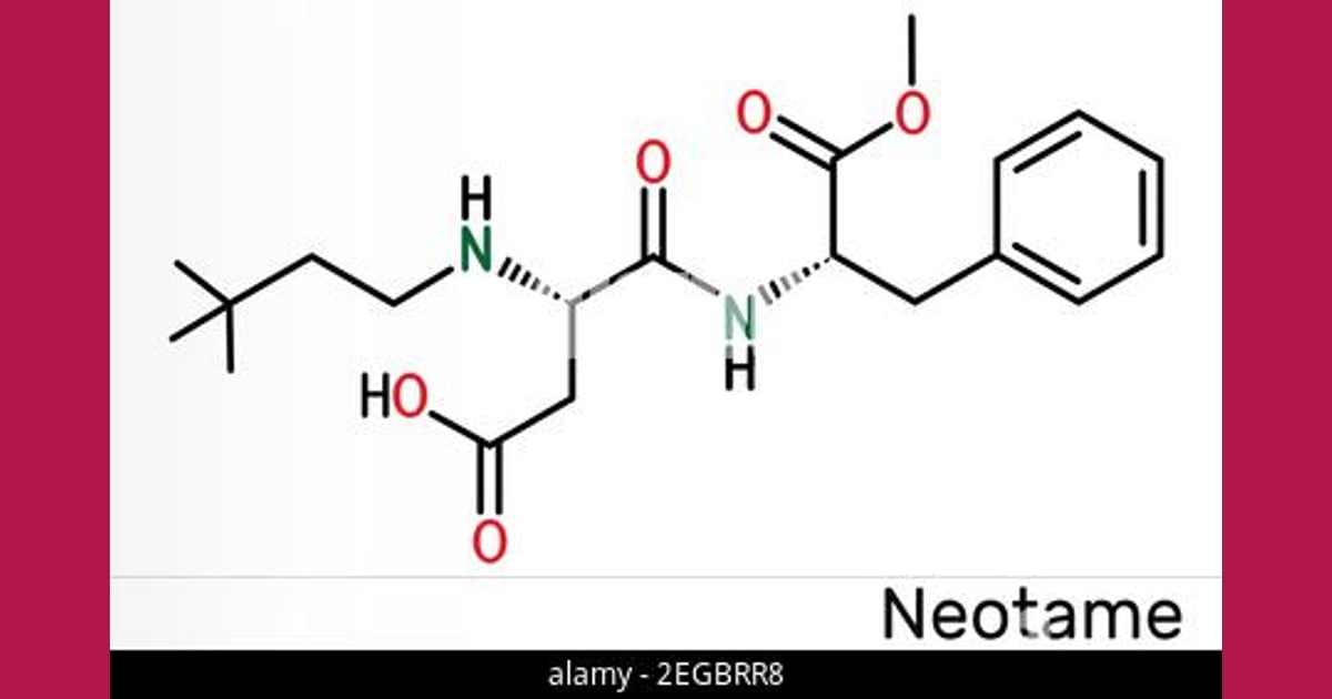 Neotam - Neotame, chemical formula