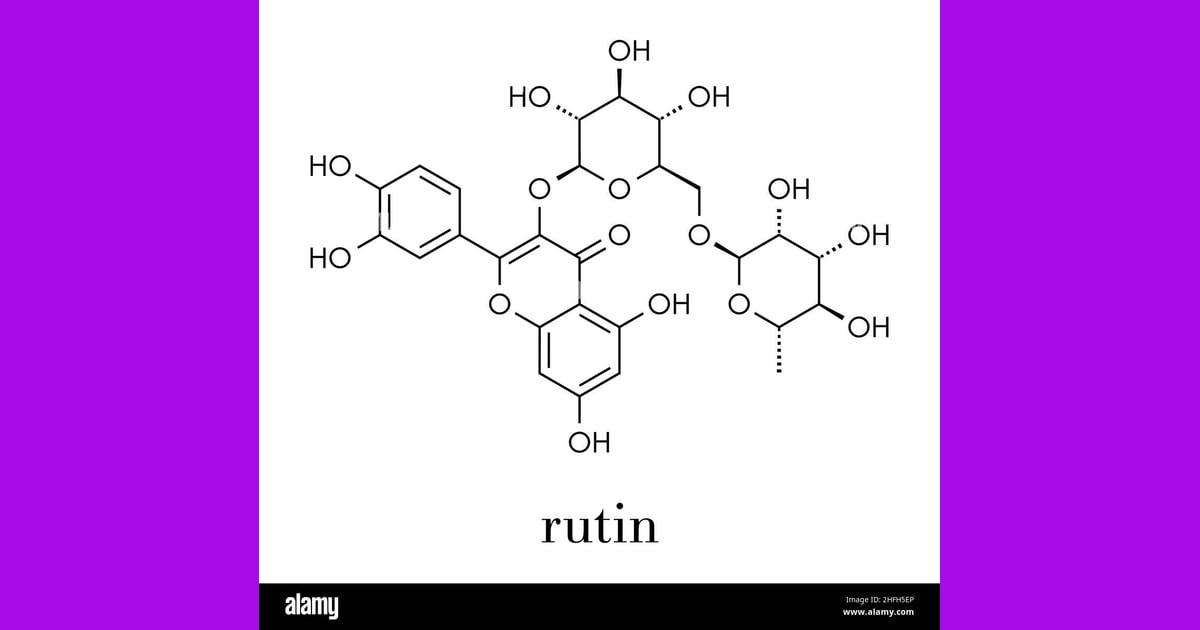Rutin - Rutin molecule hi-res