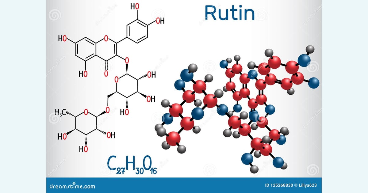 Rutin - Rutin Structural Formula