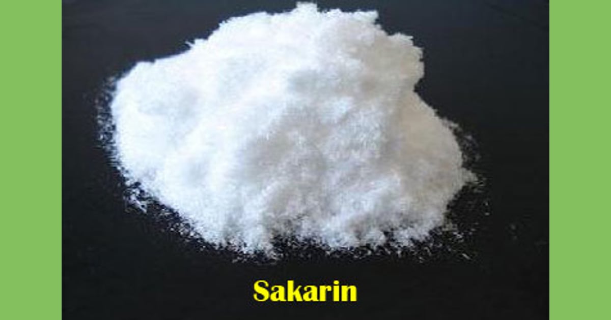 Sakarin - Sakarin Nedir ve