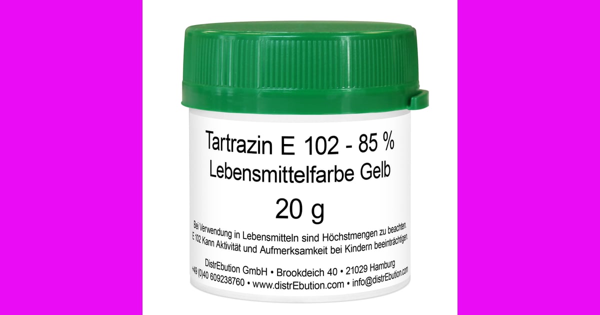 Tartrazin - Tartrazin E 102