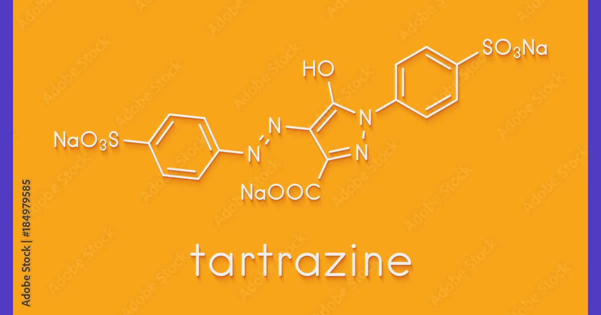 Tartrazin - Tartrazine (E102) food